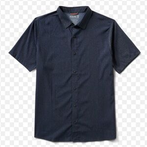 Roark button down shirt (brand new with tags). Size SMALL navy blue